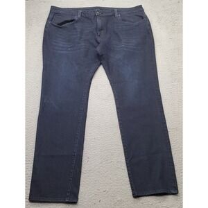 Buffalo by David Bitton Jeans Mens 42x32 Blue Denim Cotton Whiskered Skinny Leg‎